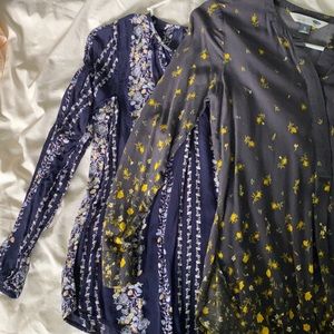Old Navy Long Sleeve Tunic Tops - Set of 2